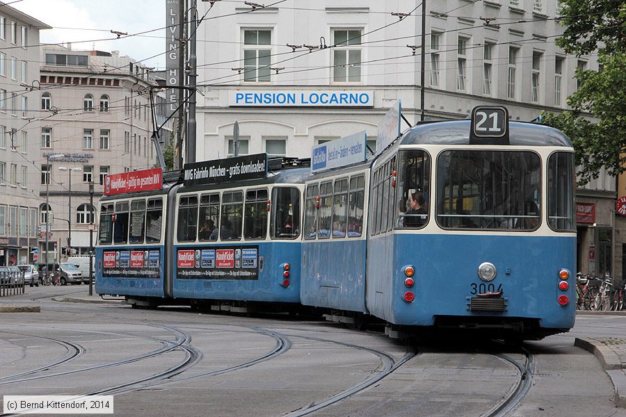 M&uuml;nchen - Stra&szlig;enbahn - 3004
/ Bild: muenchen3004_bk1406170122.jpg