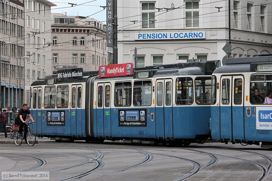 München - Straßenbahn - 3005
/ Bild: muenchen3005_bk1406170146.jpg München - Straßenbahn - 3005
/ Bild: muenchen3005_bk1406170146.jpg