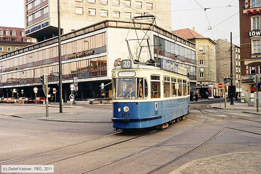 M&uuml;nchen - Stra&szlig;enbahn - 2417
/ Bild: muenchen2417_dk024325.jpg