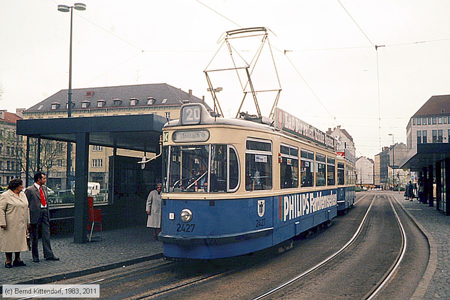 M&uuml;nchen - Stra&szlig;enbahn - 2427
/ Bild: muenchen2427_vb006834.jpg