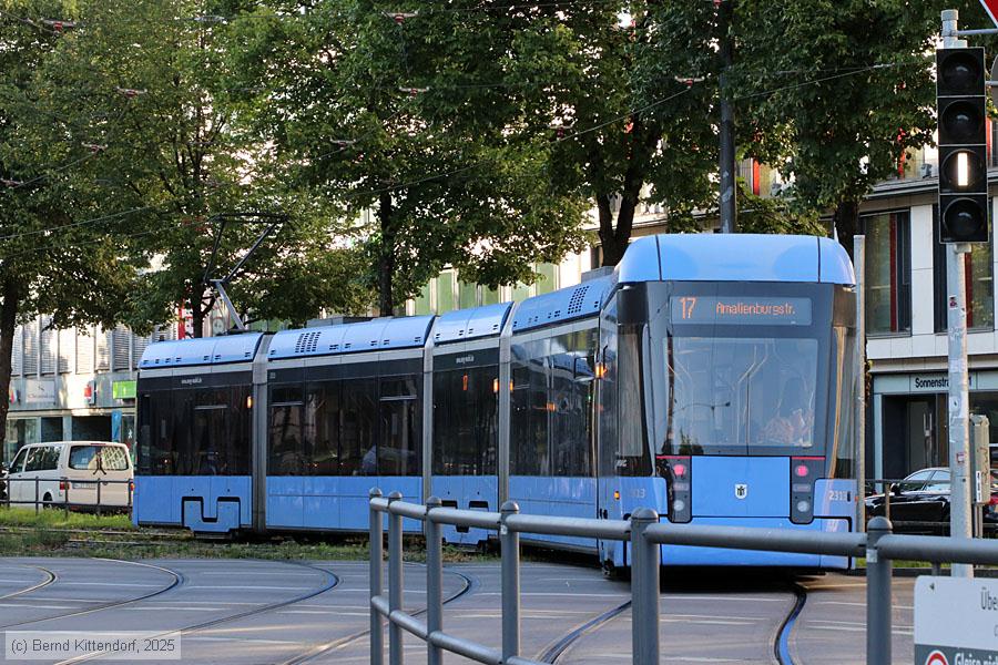 M&uuml;nchen - Stra&szlig;enbahn - 2313
/ Bild: muenchen2313_bk2508180207.jpg