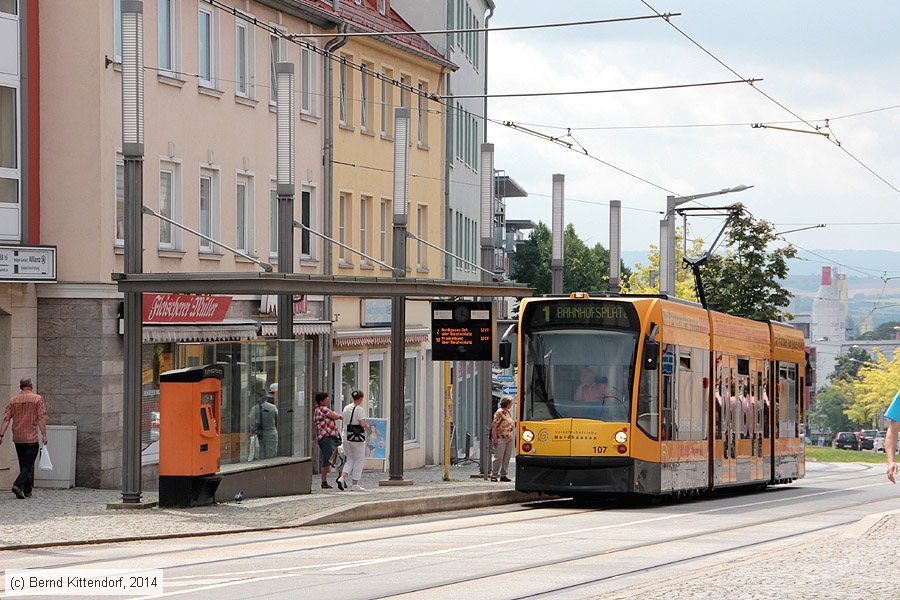 Straßenbahn Nordhausen - 107
/ Bild: nordhausen107_bk1408040174.jpg