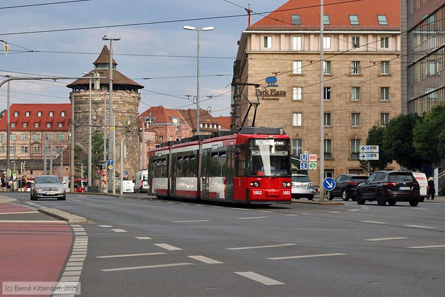 Stra&szlig;enbahn N&uuml;rnberg - 1002
/ Bild: nuernberg1002_bk2506260006.jpg