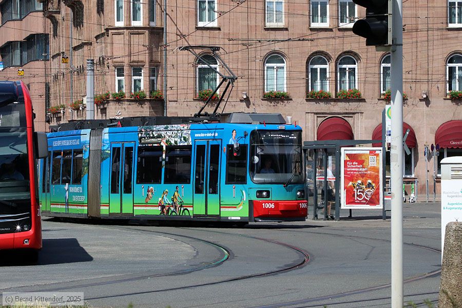 Stra&szlig;enbahn N&uuml;rnberg - 1006
/ Bild: nuernberg1006_bk2506280239.jpg