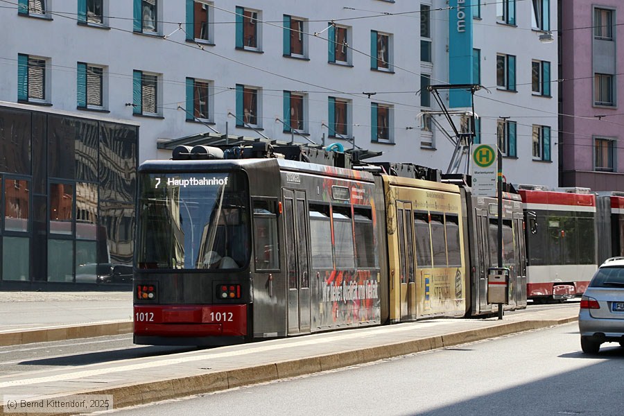 Stra&szlig;enbahn N&uuml;rnberg - 1012
/ Bild: nuernberg1012_bk2506250179.jpg