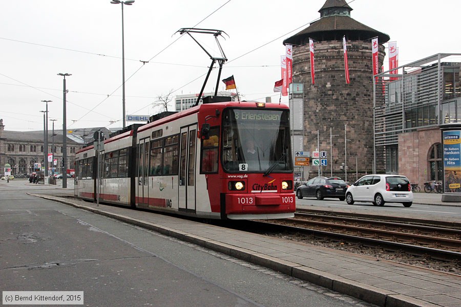 Straßenbahn Nürnberg - 1013
/ Bild: nuernberg1013_bk1501220002.jpg