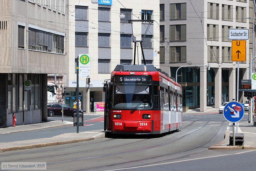 Stra&szlig;enbahn N&uuml;rnberg - 1014
/ Bild: nuernberg1014_bk2506250098.jpg