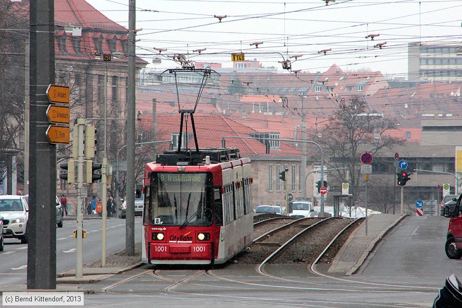 Straßenbahn Nürnberg - 1001
/ Bild: nuernberg1001_bk1303150063.jpg
