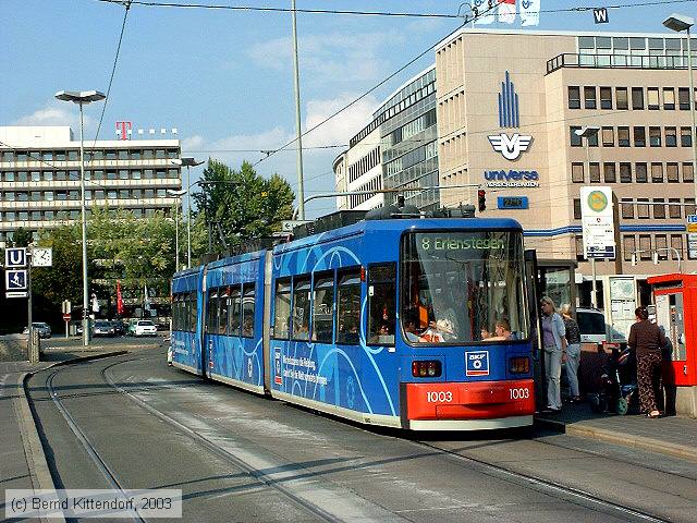 Straßenbahn Nürnberg - 1003
/ Bild: nuernberg1003_11344.jpg