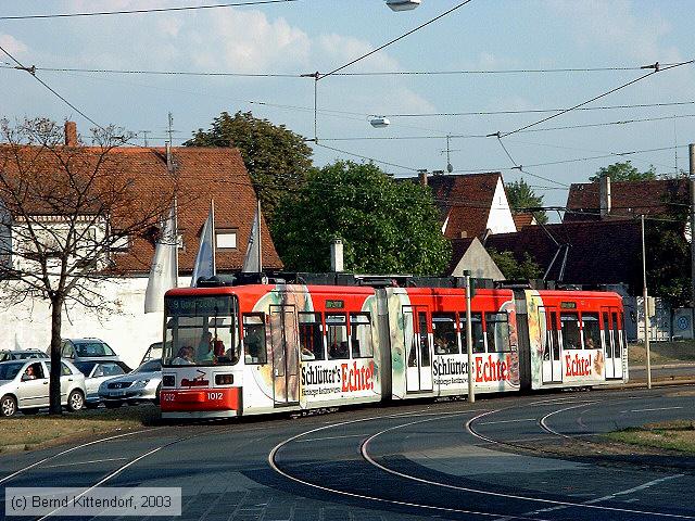 Straßenbahn Nürnberg - 1012
/ Bild: nuernberg1012_11351.jpg