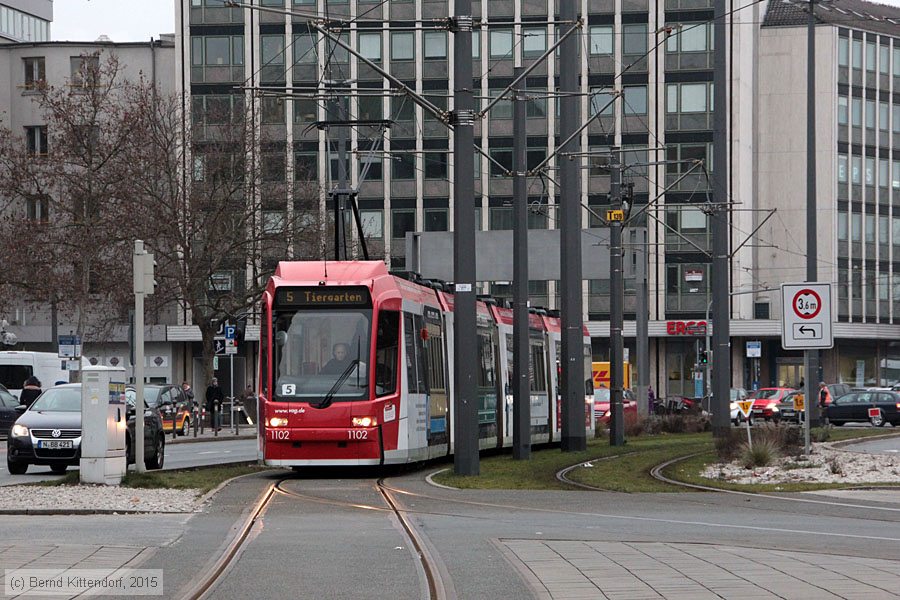 Stra&szlig;enbahn N&uuml;rnberg - 1102
/ Bild: nuernberg1102_bk1501230015.jpg