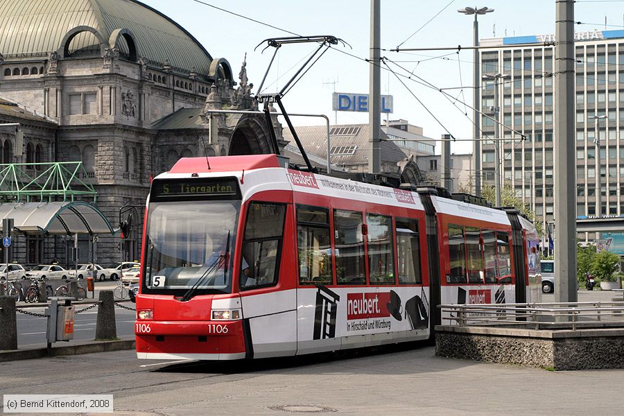 Straßenbahn Nürnberg - 1106
/ Bild: nuernberg1106_bk0805110143.jpg Straßenbahn Nürnberg - 1106
/ Bild: nuernberg1106_bk0805110143.jpg