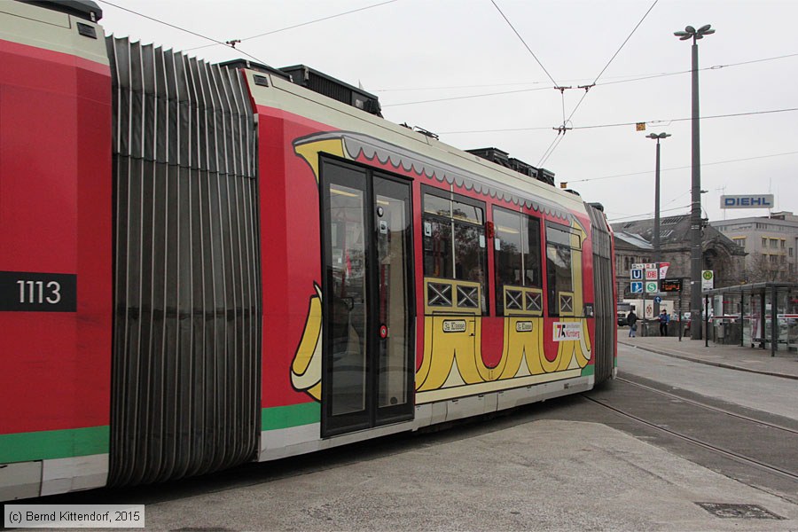 Stra&szlig;enbahn N&uuml;rnberg - 1113
/ Bild: nuernberg1113_bk1501220031.jpg
