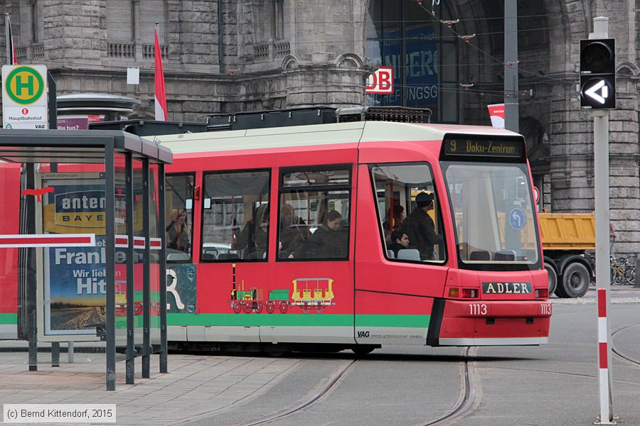 Stra&szlig;enbahn N&uuml;rnberg - 1113
/ Bild: nuernberg1113_bk1501220033.jpg