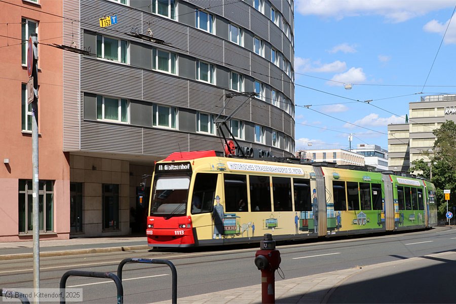 Stra&szlig;enbahn N&uuml;rnberg - 1113
/ Bild: nuernberg1113_bk2506280251.jpg