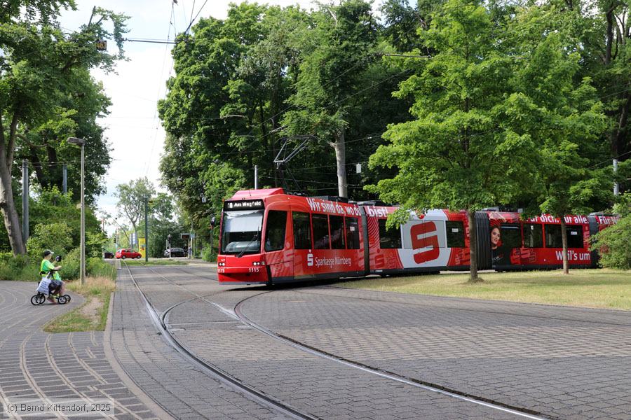 Stra&szlig;enbahn N&uuml;rnberg - 1115
/ Bild: nuernberg1115_bk2506280038.jpg