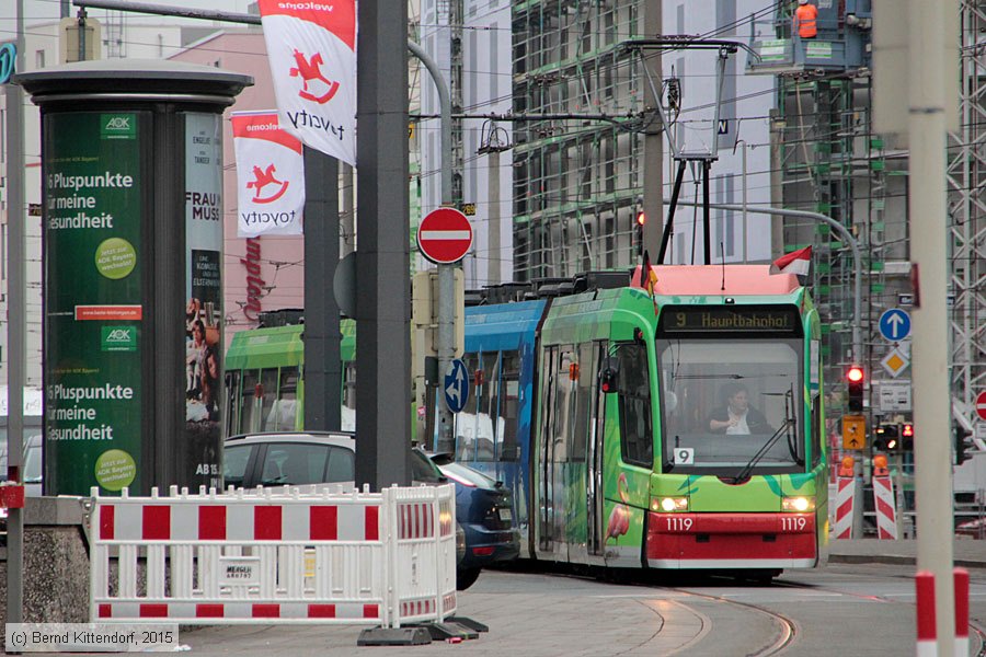 Stra&szlig;enbahn N&uuml;rnberg - 1119
/ Bild: nuernberg1119_bk1501230012.jpg