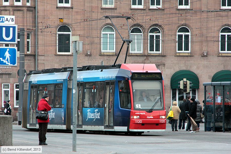 Straßenbahn Nürnberg - 1120
/ Bild: nuernberg1120_bk1303150052.jpg