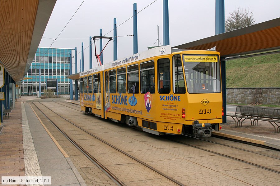 Straßenbahn Plauen - 214
/ Bild: plauen214_bk1004140174.jpg