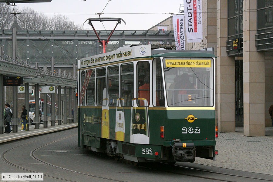 Straßenbahn Plauen - 232
/ Bild: plauen232_cw1004140071.jpg
