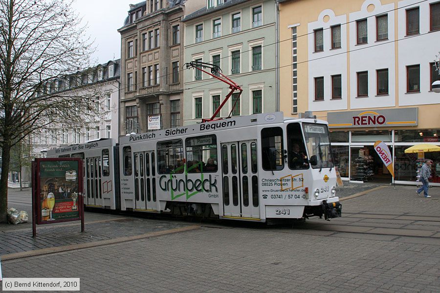 Straßenbahn Plauen - 241
/ Bild: plauen241_bk1004140099.jpg