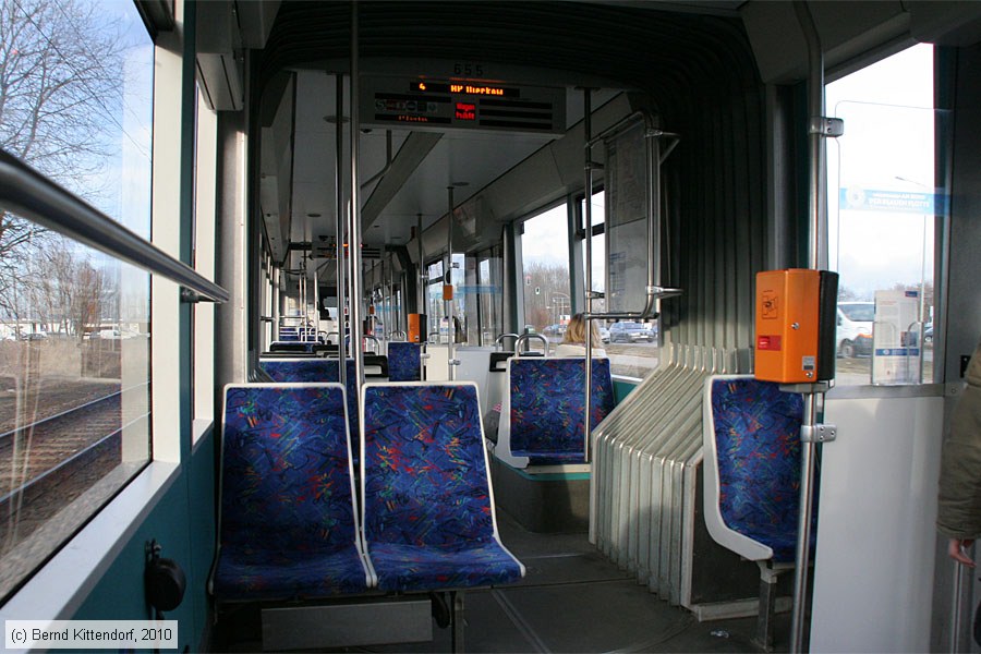 Straßenbahn Rostock - 655 - Innenansicht
/ Bild: rostock655_bk1003150082.jpg
