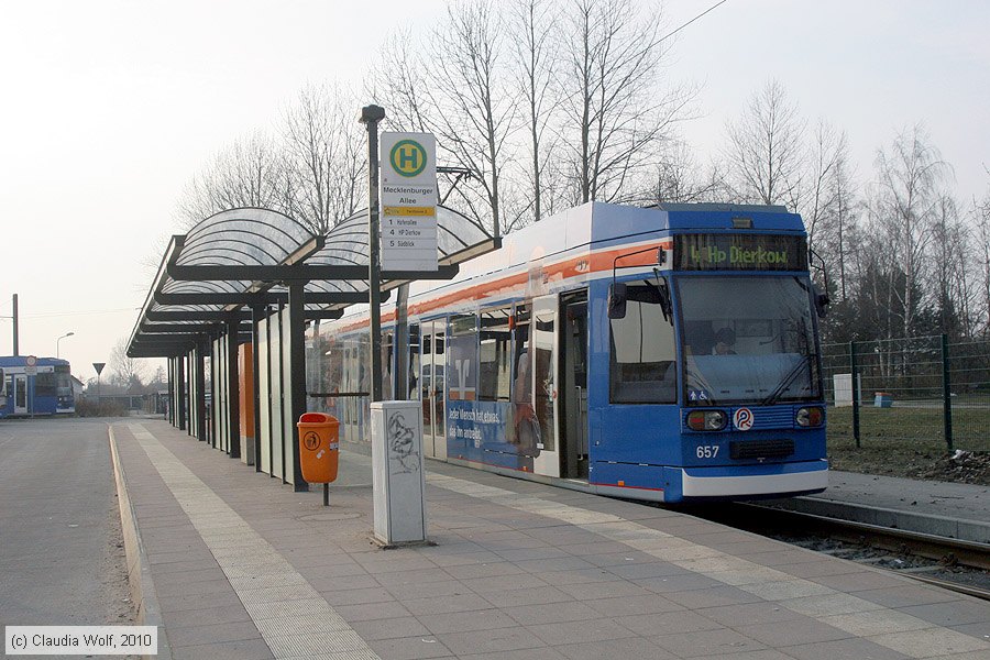 Stra&szlig;enbahn Rostock - 657
/ Bild: rostock657_cw1003170147.jpg