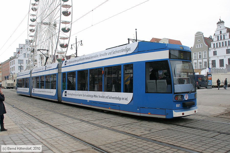 Stra&szlig;enbahn Rostock - 661
/ Bild: rostock661_bk1003170037.jpg