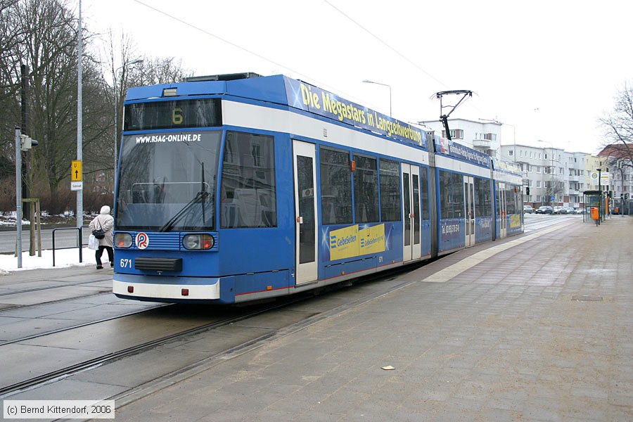 Straßenbahn Rostock - 671
/ Bild: rostock671_bk0603160011.jpg