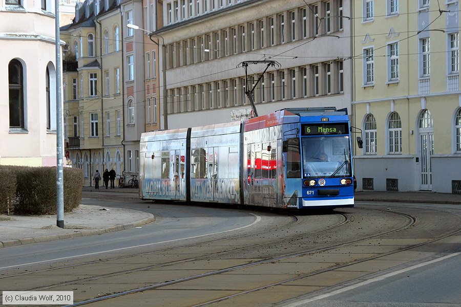 Stra&szlig;enbahn Rostock - 671
/ Bild: rostock671_cw1003160077.jpg