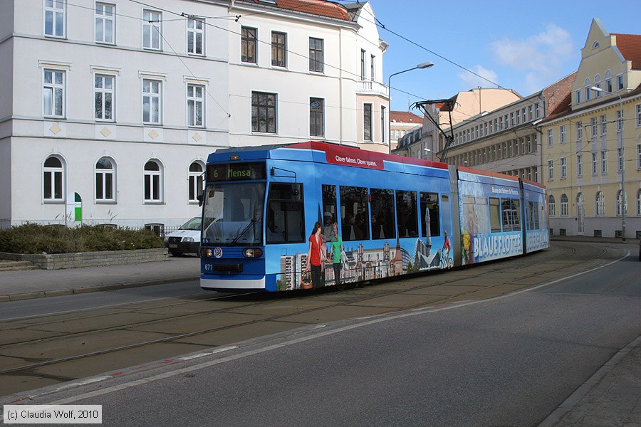 Stra&szlig;enbahn Rostock - 671
/ Bild: rostock671_cw1003160078.jpg