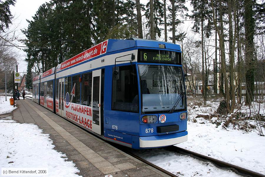 Stra&szlig;enbahn Rostock - 678
/ Bild: rostock678_bk0603150048.jpg