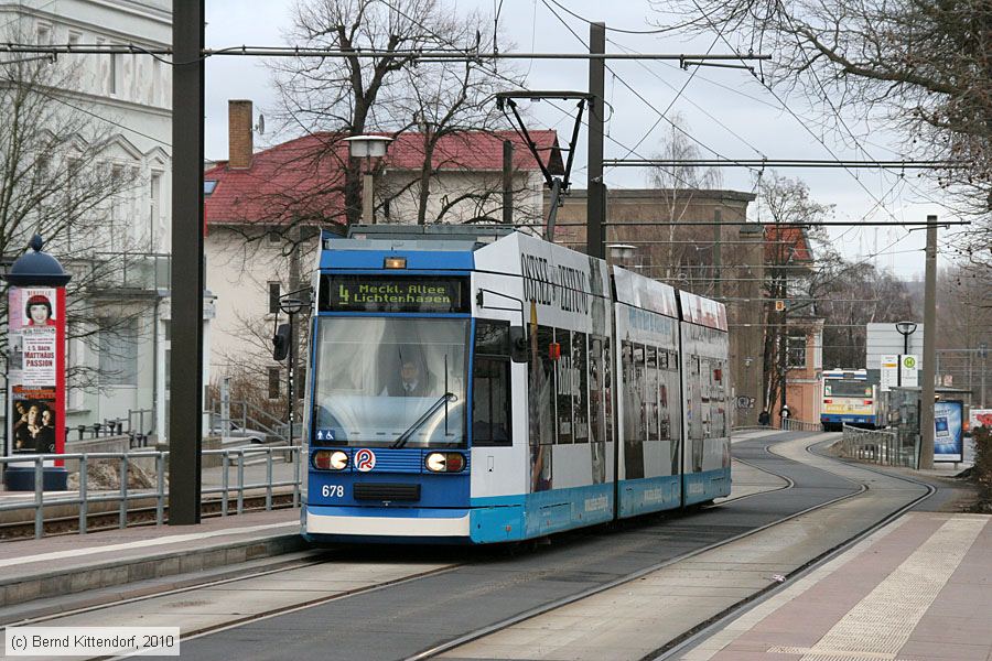 Straßenbahn Rostock - 678
/ Bild: rostock678_bk1003150075.jpg