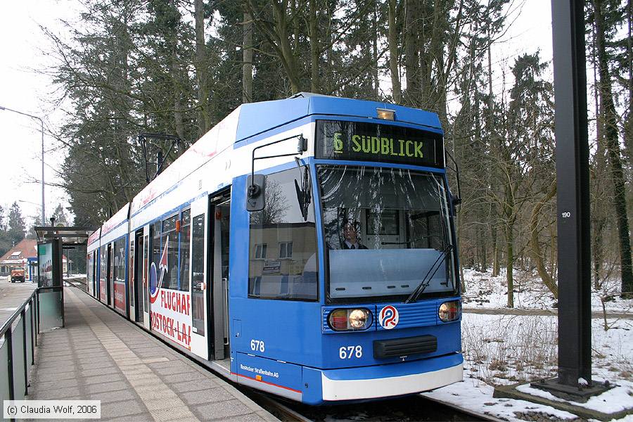 Stra&szlig;enbahn Rostock - 678
/ Bild: rostock678_cw0603150019.jpg