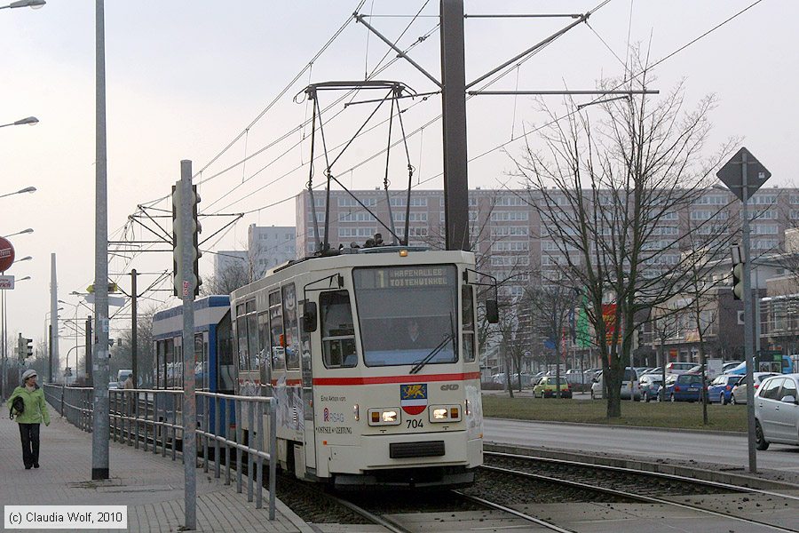 Straßenbahn Rostock - 704
/ Bild: rostock704_cw1003170114.jpg Straßenbahn Rostock - 704
/ Bild: rostock704_cw1003170114.jpg