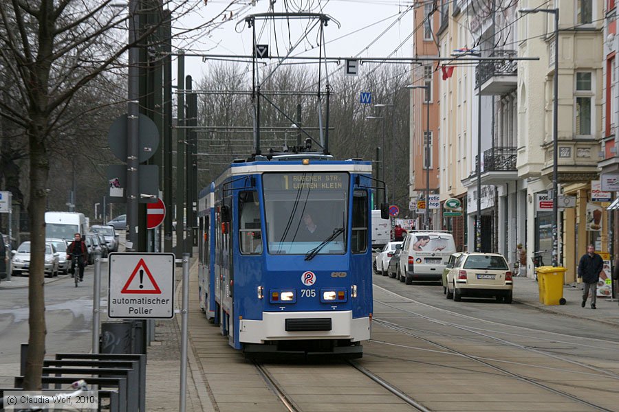 Straßenbahn Rostock - 705
/ Bild: rostock705_cw1003170035.jpg