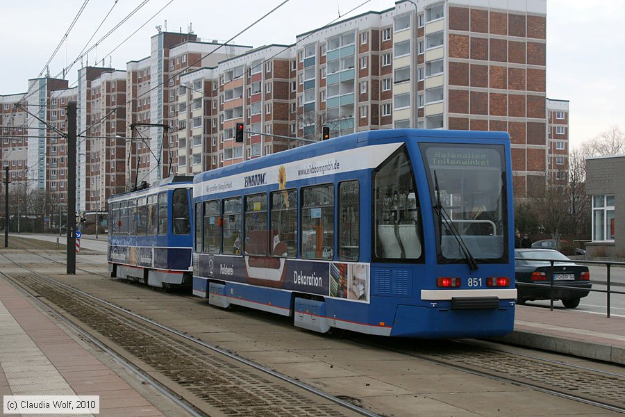 Straßenbahn Rostock - 851
/ Bild: rostock851_cw1003170088.jpg