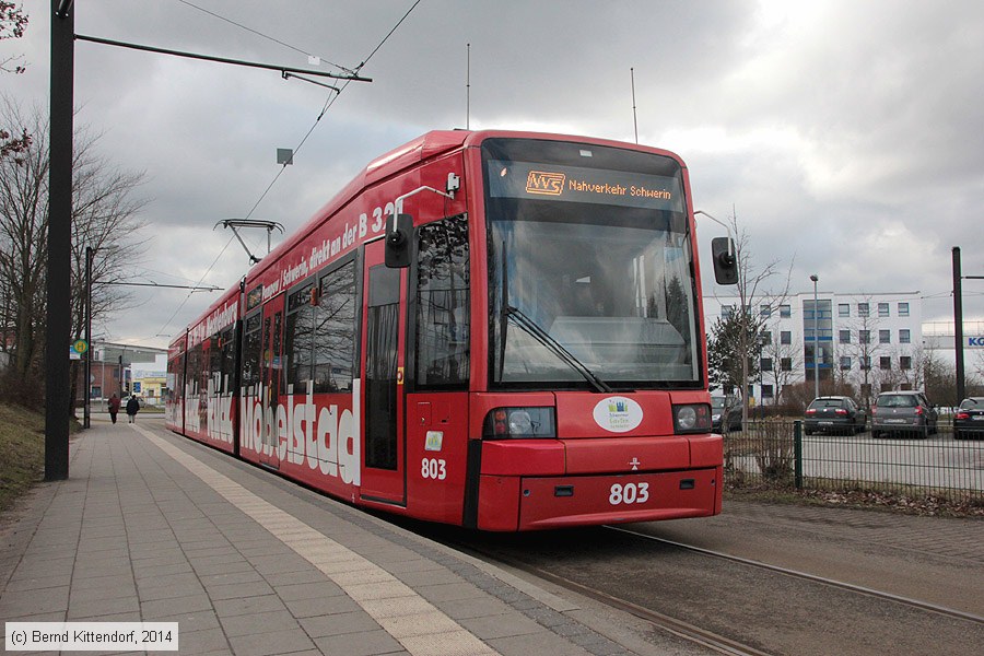 Stra&szlig;enbahn Schwerin - 803
/ Bild: schwerin803_bk1402220199.jpg
