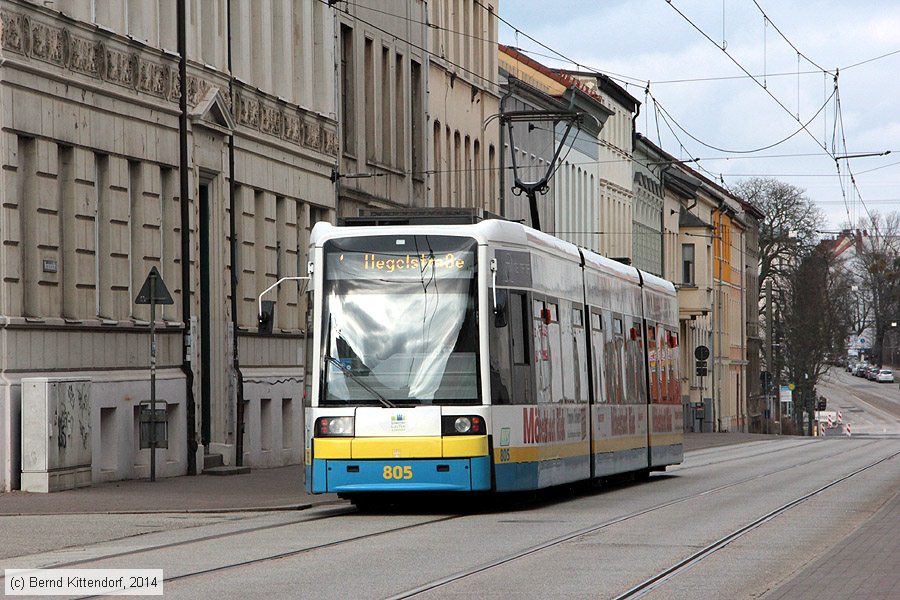 Straßenbahn Schwerin - 805
/ Bild: schwerin805_bk1402220195.jpg