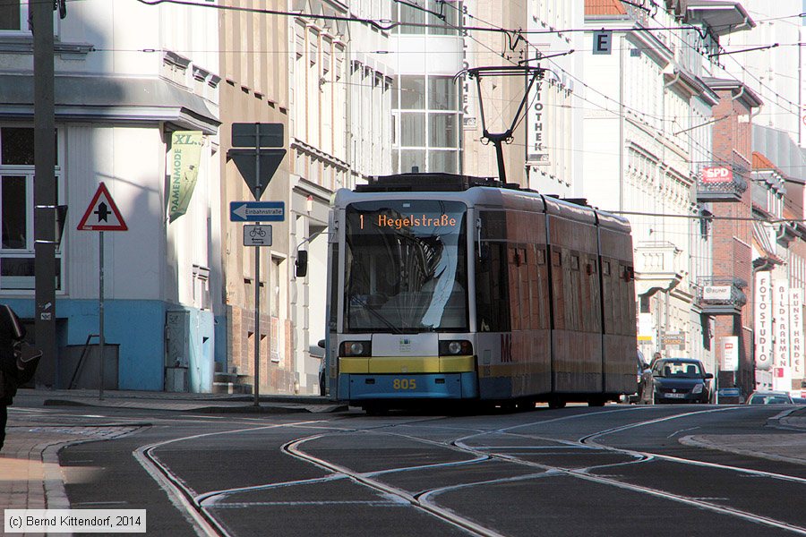 Straßenbahn Schwerin - 805
/ Bild: schwerin805_bk1402230008.jpg