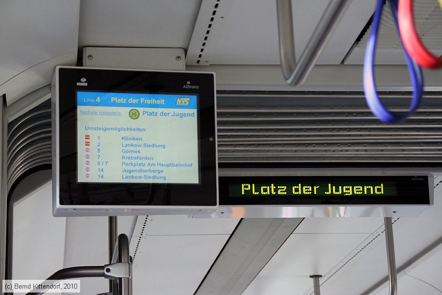 Straßenbahn Schwerin - 811 - Innenansicht
/ Bild: schwerin811_bk1003190286.jpg