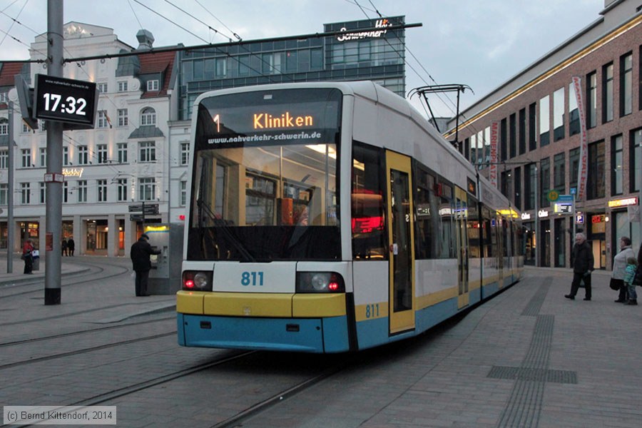 Stra&szlig;enbahn Schwerin - 811
/ Bild: schwerin811_bk1402220294.jpg
