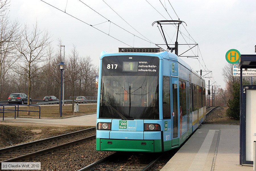 Straßenbahn Schwerin - 817
/ Bild: schwerin817_cw1003190260.jpg Straßenbahn Schwerin - 817
/ Bild: schwerin817_cw1003190260.jpg