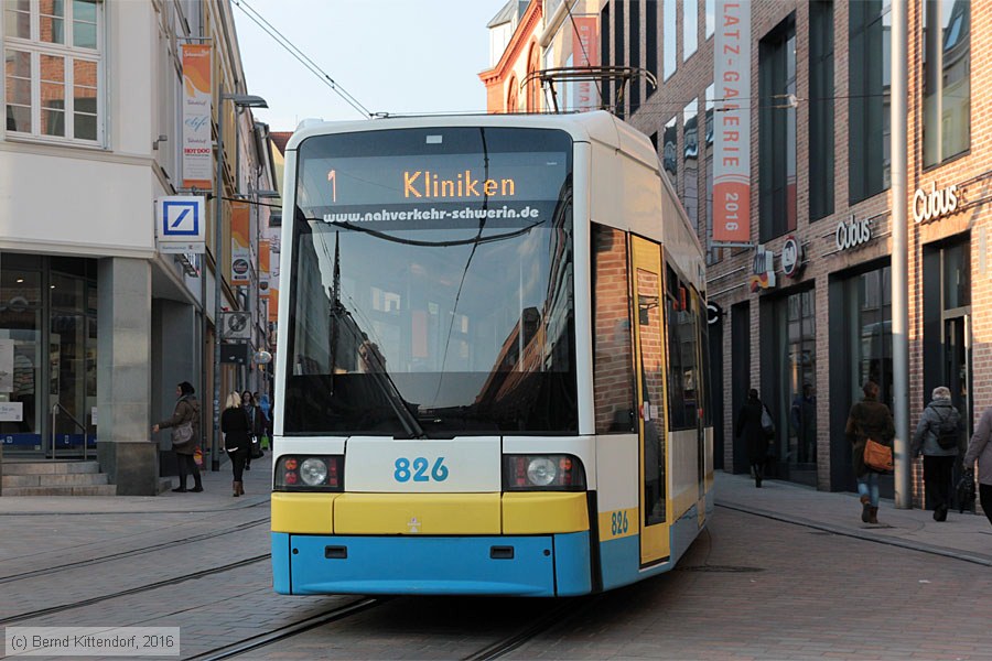 Straßenbahn Schwerin - 826
/ Bild: schwerin826_bk1603090197.jpg