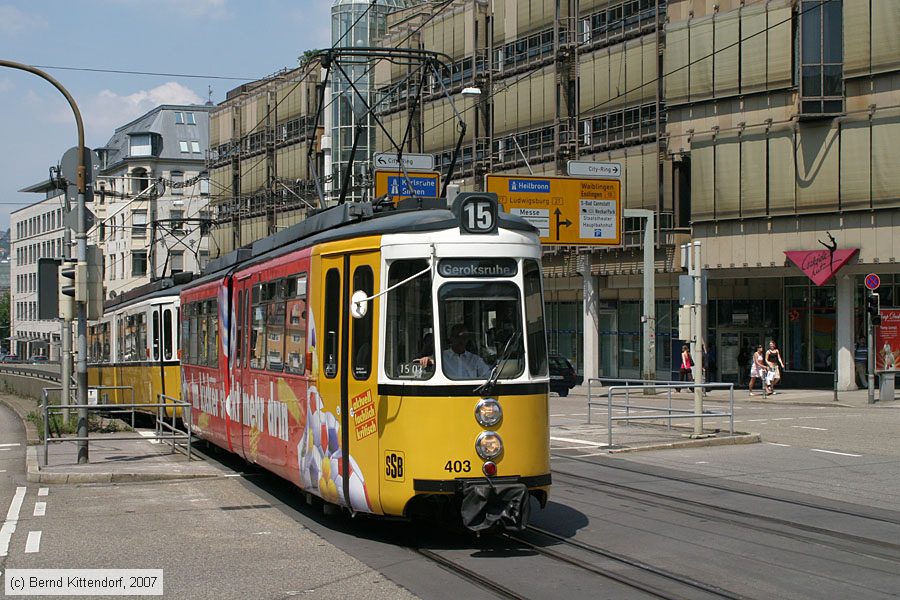 Stuttgart - Stra&szlig;enbahn - 403
/ Bild: stuttgart403_bk0706080138.jpg