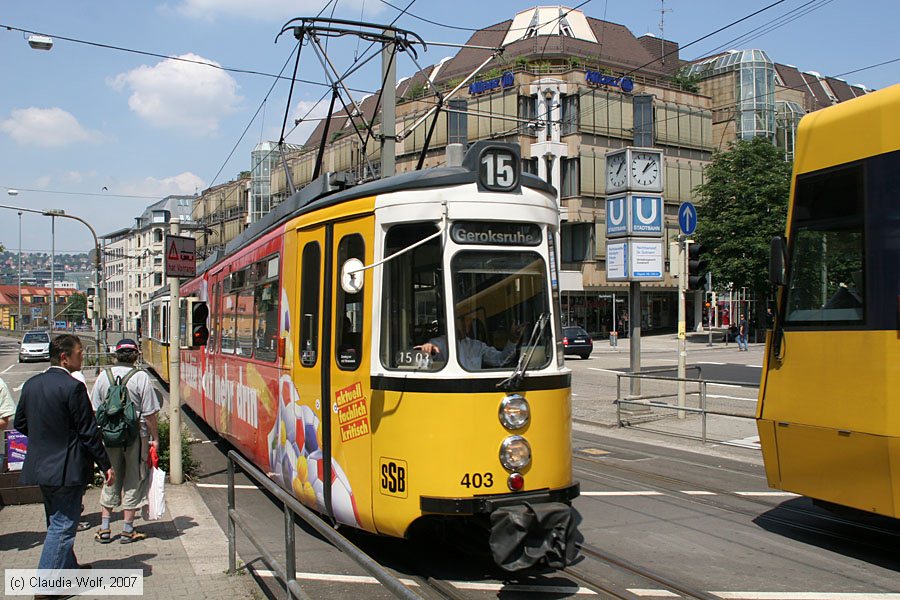 Stuttgart - Stra&szlig;enbahn - 403
/ Bild: stuttgart403_cw0706080120.jpg