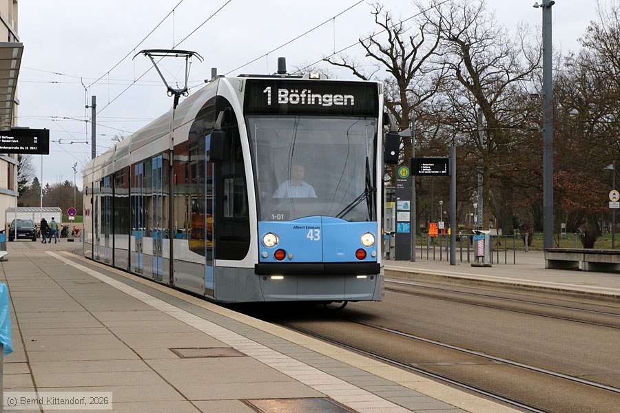 Stra&szlig;enbahn Ulm - 43
/ Bild: ulm43_bk2603150101.jpg