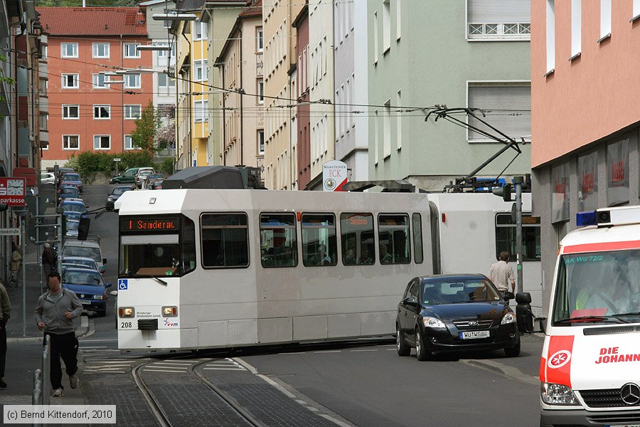 Stra&szlig;enbahn W&uuml;rzburg - 208
/ Bild: wuerzburg208_bk1004270278.jpg