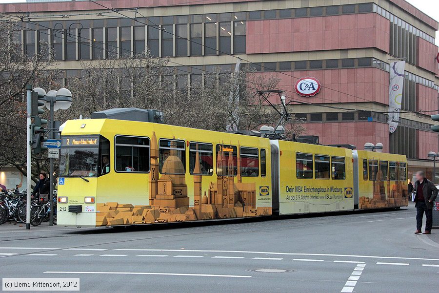 Straßenbahn Würzburg - 212
/ Bild: wuerzburg212_bk1211140097.jpg Straßenbahn Würzburg - 212
/ Bild: wuerzburg212_bk1211140097.jpg