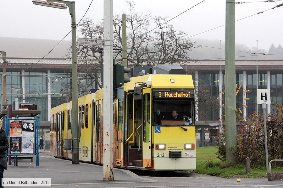 Straßenbahn Würzburg - 212
/ Bild: wuerzburg212_bk1211140103.jpg Straßenbahn Würzburg - 212
/ Bild: wuerzburg212_bk1211140103.jpg